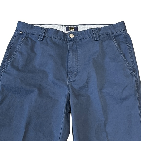 Cutter & Buck Men’s Straight Khaki Chino. Blue Size 34 x 26 #1074 - Picture 2 of 5